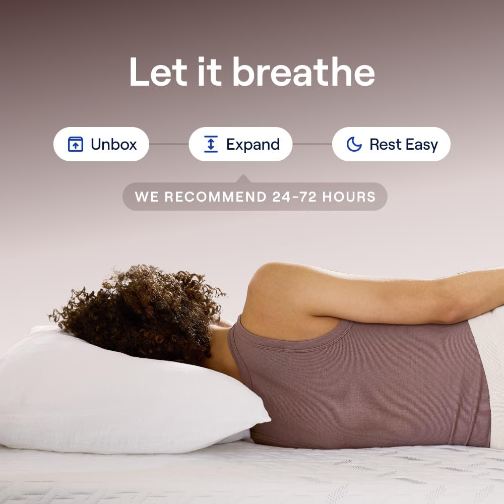 Nectar Luxe 14” King Mattress - Medium Firm - Contouring Memory Foam - Cooling Upgrade - 3” Pressure Relief Layer - Responsive Support - Mattress in a Box - 365-Night Trial & Forever Warranty - Image 4