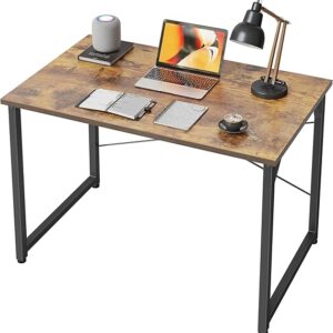 CubiCubi Computer Desk, 32 inch Small Home Office Desk for Small Spaces, Modern Simple Style for Home, Office, Study, Writing, Rustic Brown